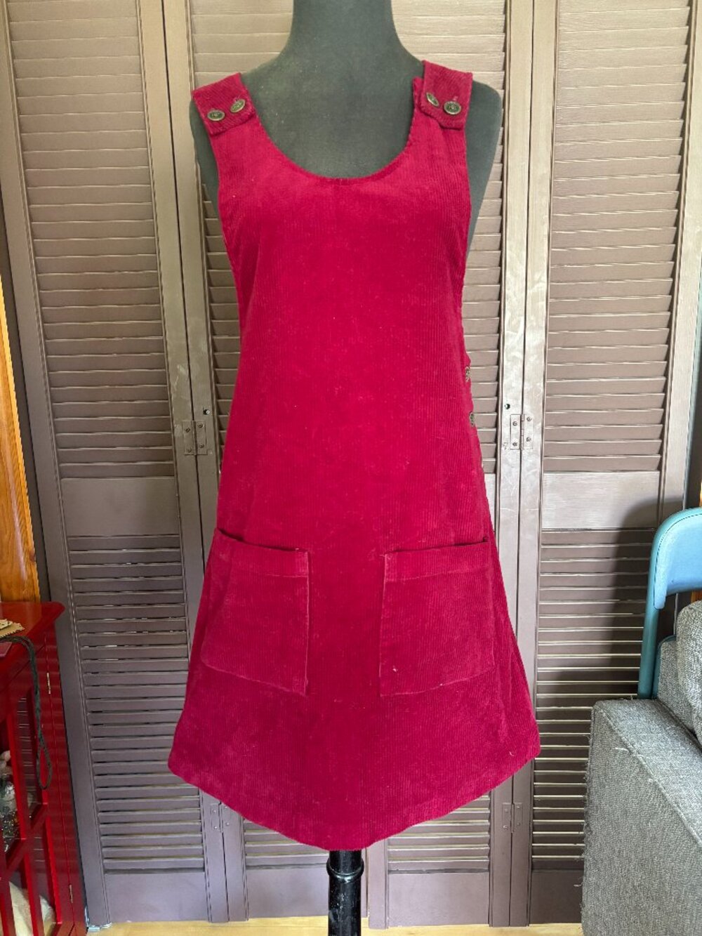 Vintage corduroy pinafore